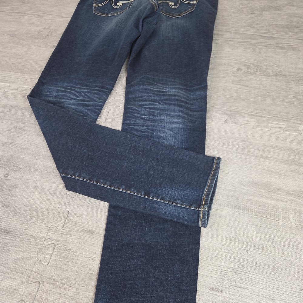 AG Adriano Goldschmied Legging Super Skinny Jeans Womens 30R Dark Wash Distresse - Picture 9 of 9